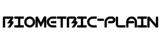 BioMetric-Plain  font caratteri gratis
