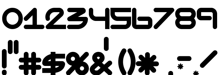 BioMetric-Plain Font OTHER CHARS