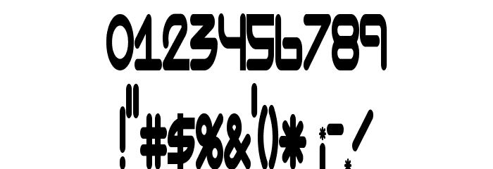 BioMetric-Thin Font OTHER CHARS