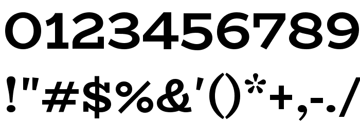 BioRhyme Bold Font OTHER CHARS