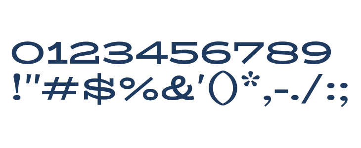 BioRhyme Expanded Bold1 Other Characters