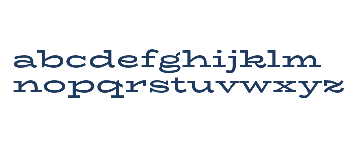 BioRhyme Expanded Bold1 Lowercase