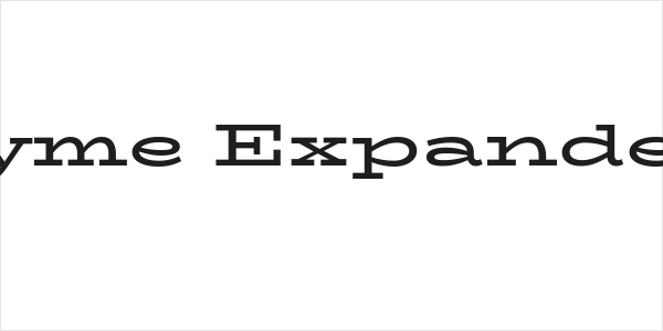 BioRhyme Expanded Bold Logo