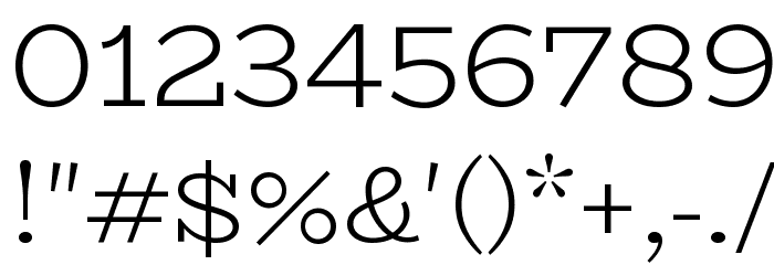 BioRhyme Light Font OTHER CHARS
