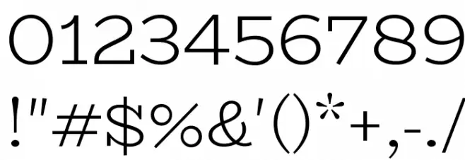 BioRhyme Light Font OTHER CHARS