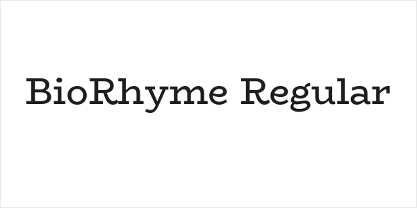 BioRhyme Regular Logo