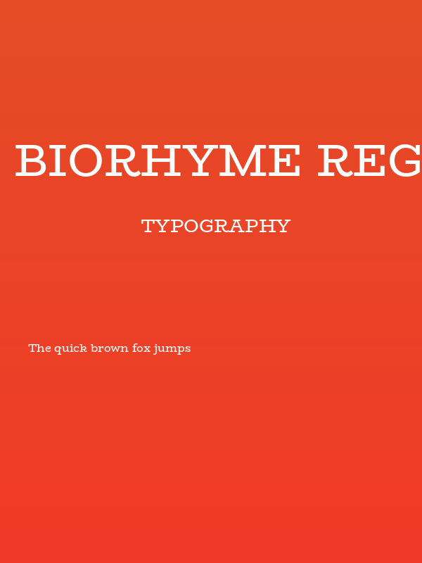 BioRhyme Regular Poster