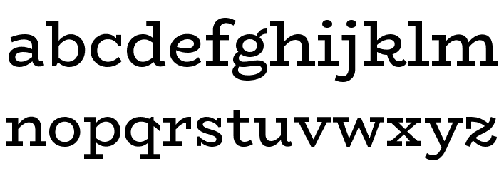 BioRhyme Regular Font LOWERCASE
