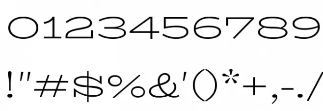 BioRhymeExpanded-Light Font OTHER CHARS