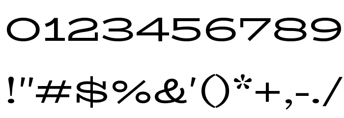 BioRhymeExpanded-Regular Font OTHER CHARS