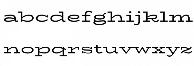 BioRhymeExpanded-Regular Schriftart Kleinbuchstaben