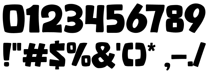 Biocats Font OTHER CHARS