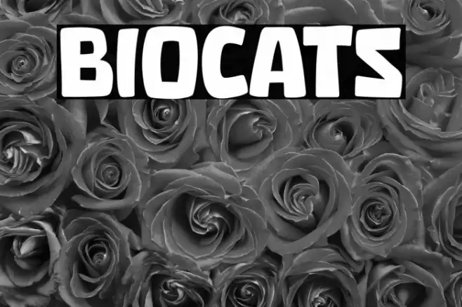 Biocats Font examples