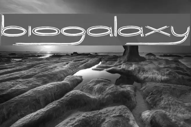 Biogalaxy Font examples
