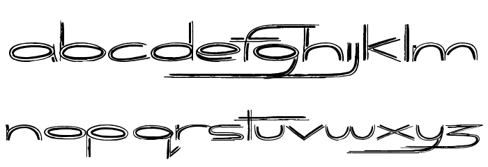Biogalaxy Font LOWERCASE
