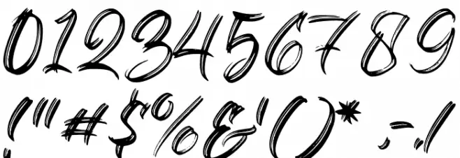 Biograph Font OTHER CHARS