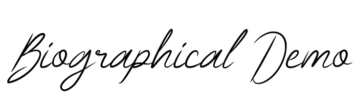 Biographical Demo Fuentes