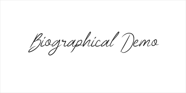 Biographical Demo Logo