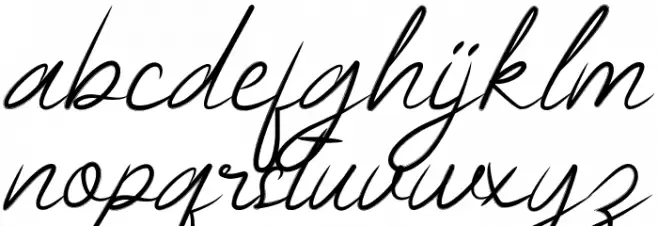 Biographical Demo फ़ॉन्ट लोअरकेस