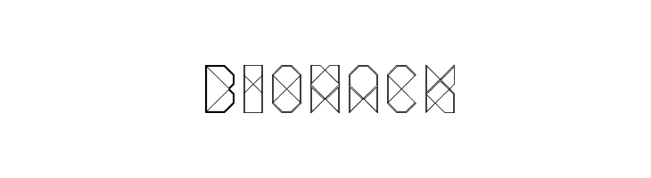 Biohack  font caratteri gratis
