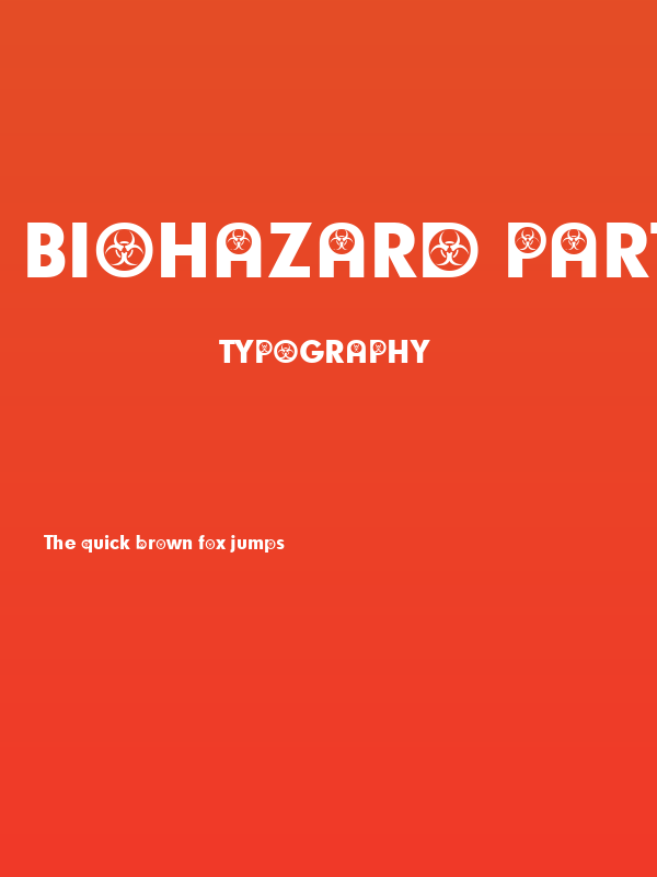 Biohazard Participants Poster