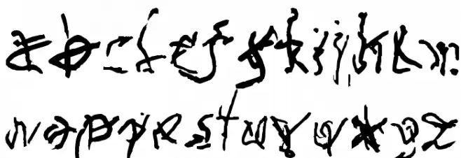 Biolid Font LOWERCASE