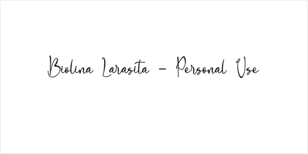 Biolina Larasita - Personal Use Logo