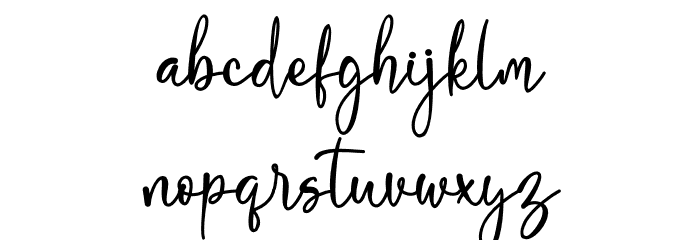 Biolina Larasita - Personal Use Font LOWERCASE