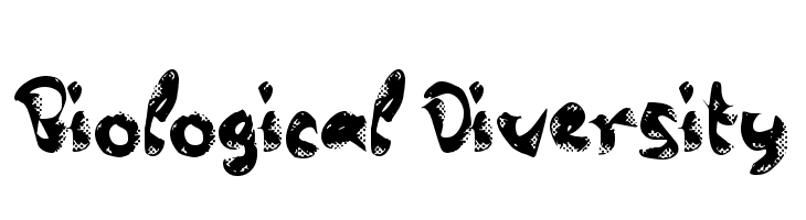 Biological Diversity  font caratteri gratis