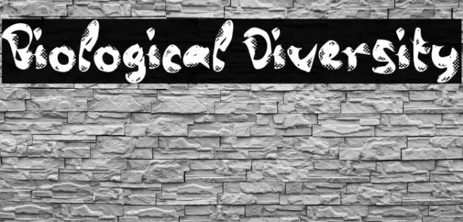 Biological Diversity Font examples