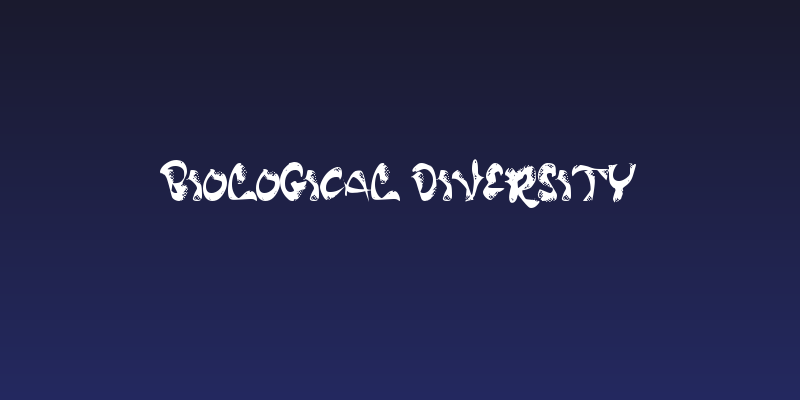 Biological Diversity Social Header