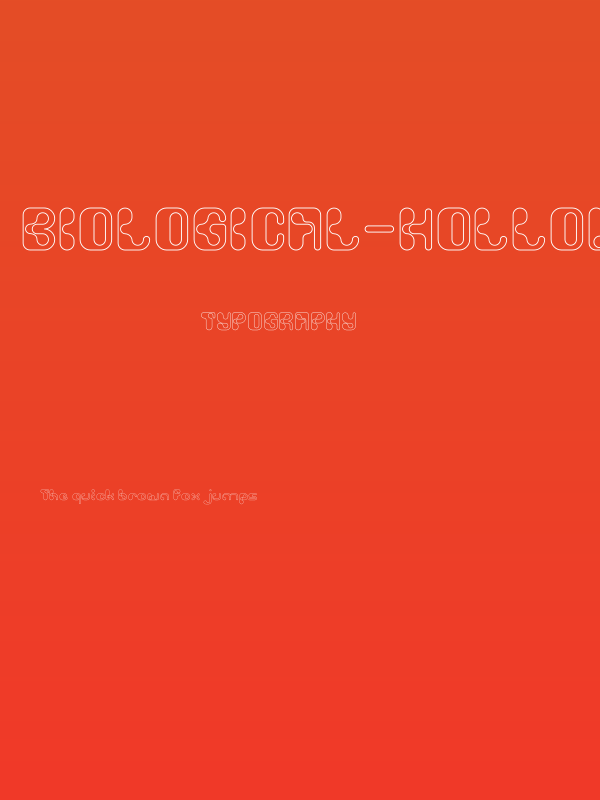 Biological-Hollow Poster