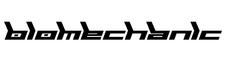 Biomechanic  Fuentes Gratis Descargar