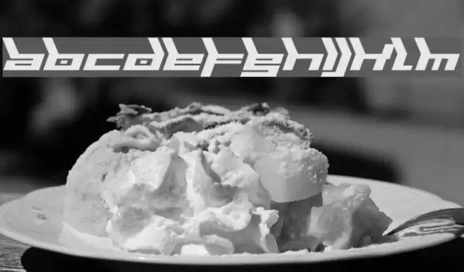 Biomechanic Font examples