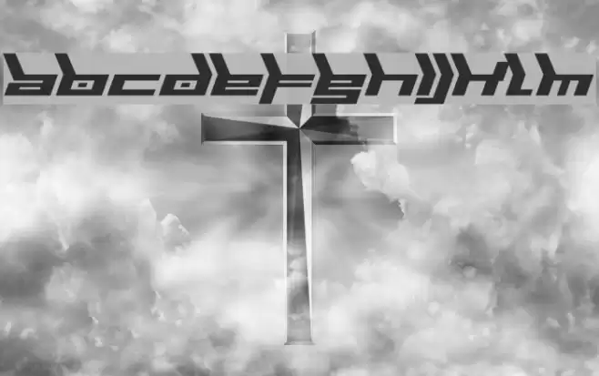 Biomechanic Font examples