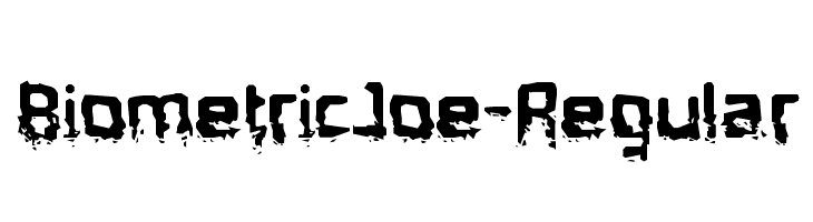 BiometricJoe-Regular Font