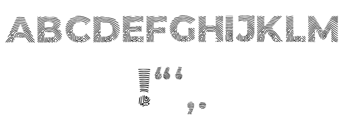 Biometro_gothic Regular Font OTHER CHARS