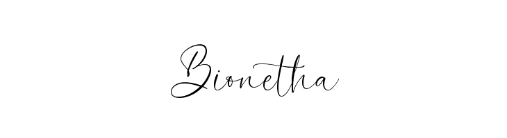 Bionetha  免费字体下载