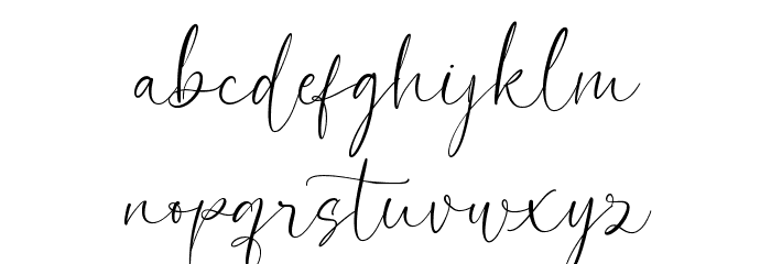 Bionetha Font LOWERCASE