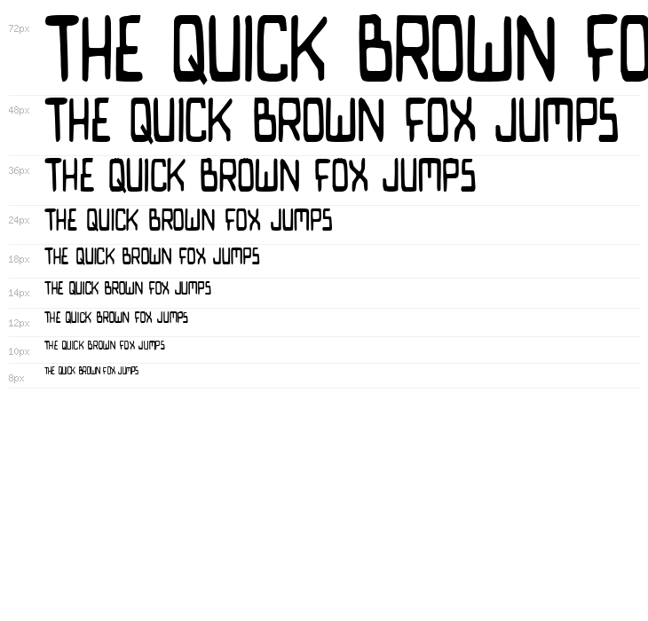 Bionic Comic Condensed Waterfall