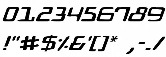 Bionic Comic Exp Italic Font OTHER CHARS