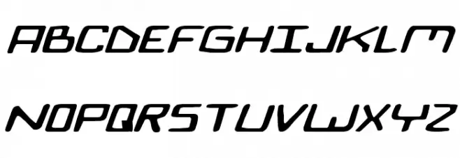 Bionic Comic Exp Italic Fuentes MAYÚSCULAS