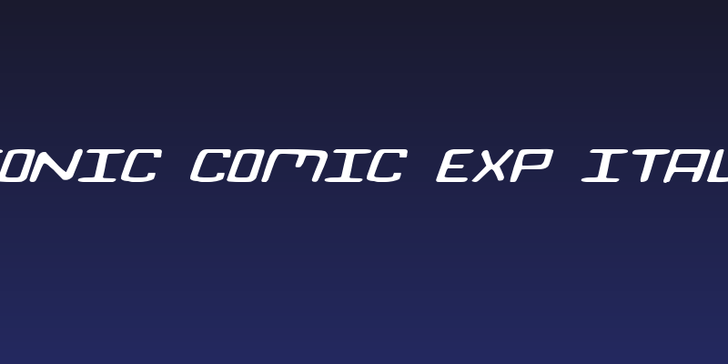 Bionic Comic Exp Italic Social Header