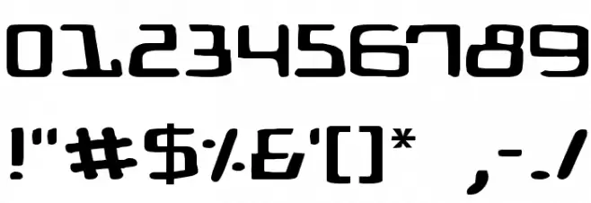 Bionic Comic Expanded フォント その他の文字