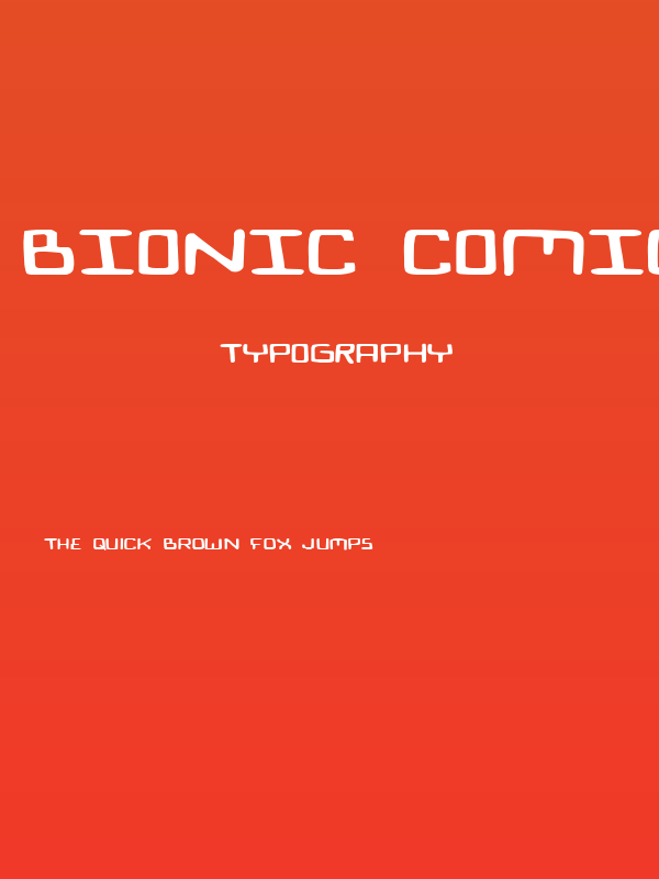 Bionic Comic Expanded Poster