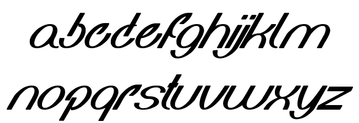 Bionic Heart Font LOWERCASE
