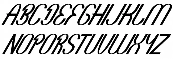 Bionic Heart Schriftart Groß
