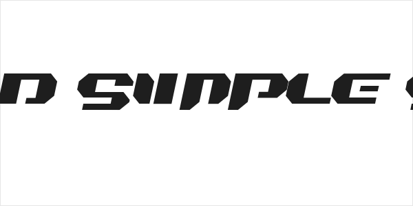 Bionic Kid Simple Slanted Logo