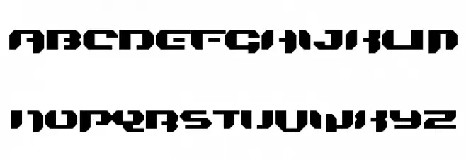 Bionic Kid Simple Font LOWERCASE