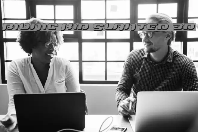 Bionic Kid Slanted 3d خط examples